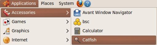 Catfish, buscar archivos en Ubuntu