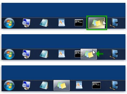 cambiar la posicion de la barra de tareas en windows