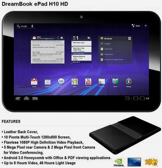 DreamBook ePad H10