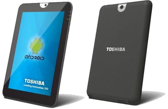 Tablet de Toshiba de 10.1 pulgadas y Android