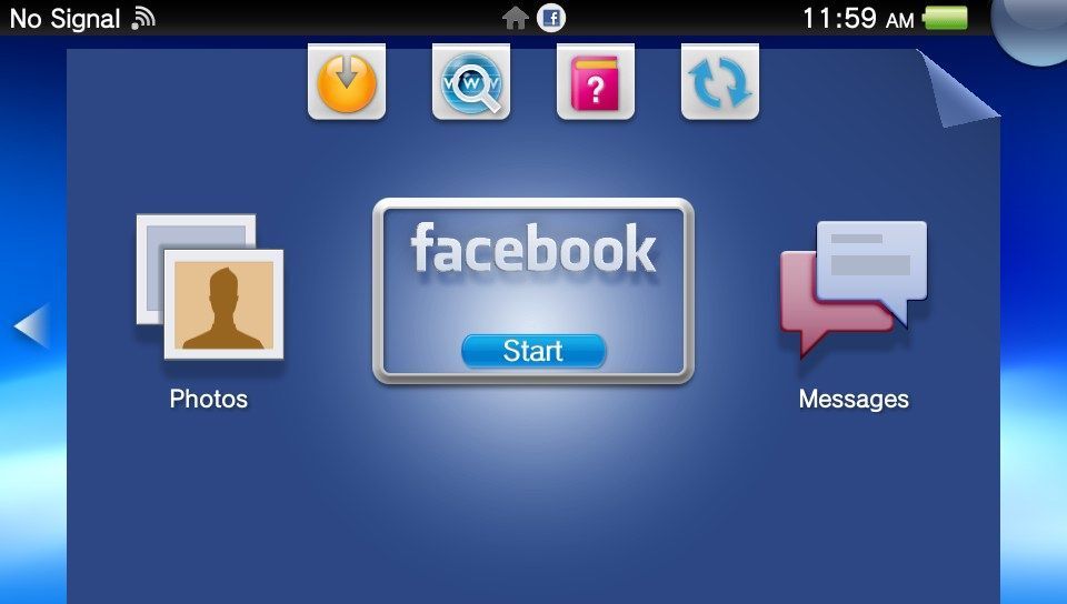 Facebook 1.01 PS Vita