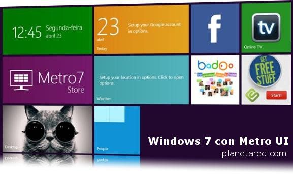 Metro UI en Windows 7