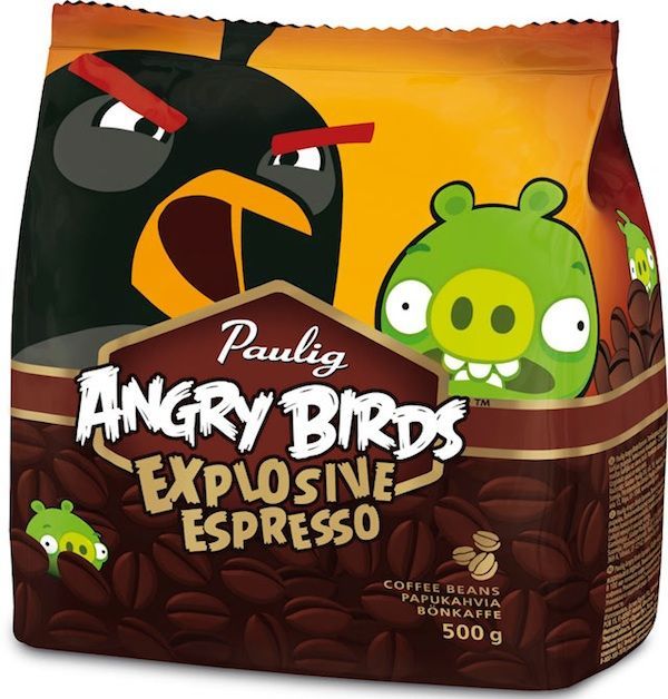 Explosive Espresso el café de Angry Birds