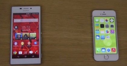Sony Xperia M2 a iPhone 5S, srovnání videa