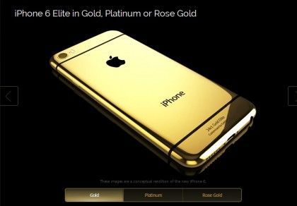 iPhone 6 en dorado, ya disponible para su reserva