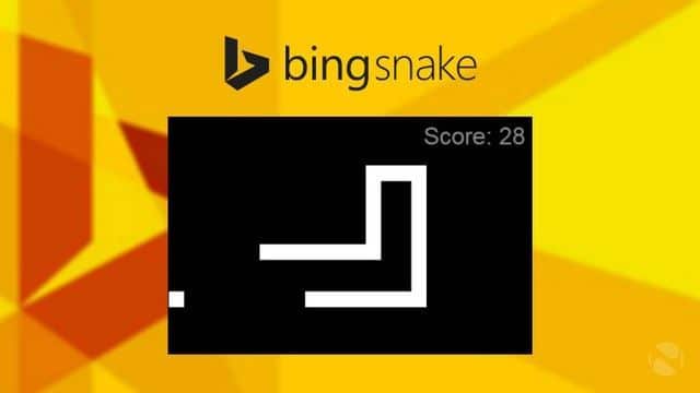 Bing trae de vuelta el clásico Snake o Serpiente