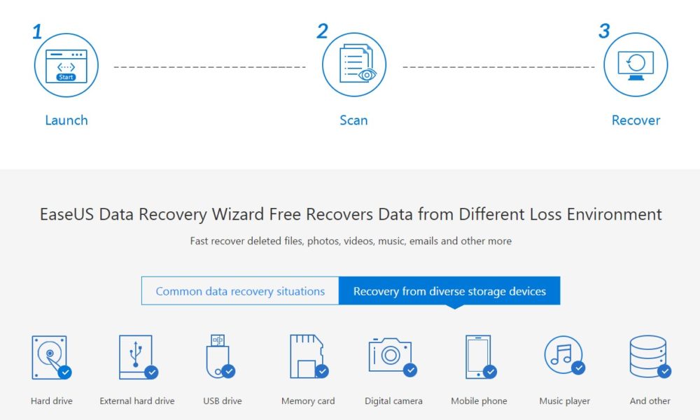 EaseUS Data Recovery Wizard 16.5.0 free downloads