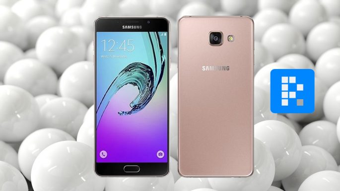 pink Samsung Galaxy A7