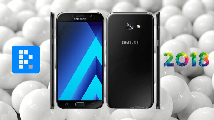 black Samsung Galaxy A7