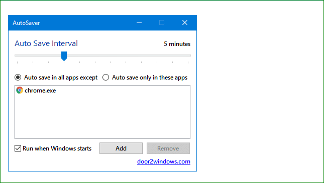 Almacenamiento automático en Windows