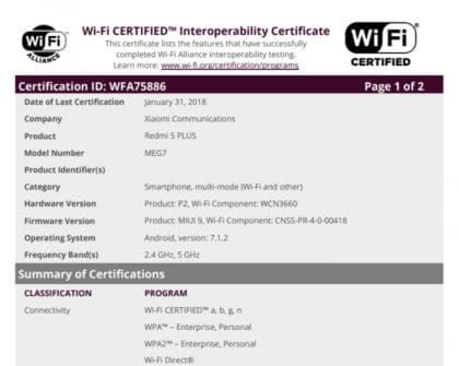 Certificación de la WiFi Alliance