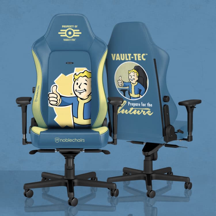 Nueva silla gaming, Noblechairs Fallout VaultTec Edition ya está en el